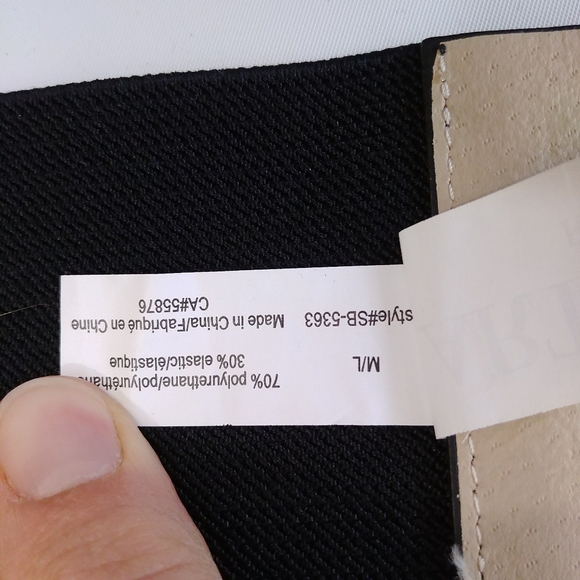 Artizan Duo Tone Fashion Straight Belt M/L NWOT - Picture 6 of 7